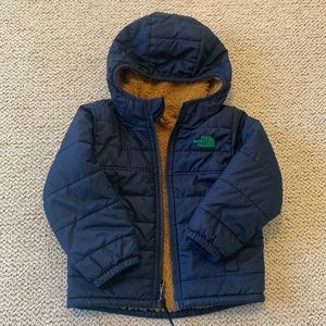 North face reversible coat